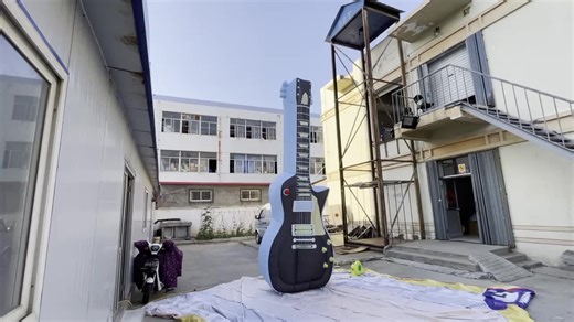 New Arrival Inflatable Guitar Advertising Models Custom Inflatable Guitar Decor for Parties Promotional Inflatable Guitar Props
