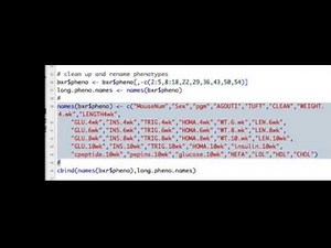 Using R/qtl to Explore a Quantitative Trait