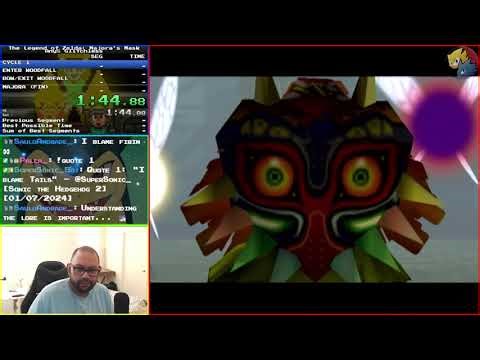 Majora's Mask Any% Glitchless Speedrun; 4:39:39