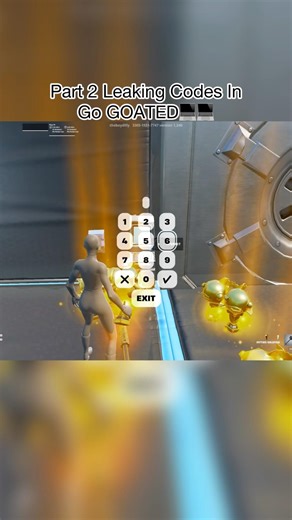 Leaking Best SECRET CODES In 3v3v3v3 Go GOATED (Part 2) #fortnite #gogoated #viral