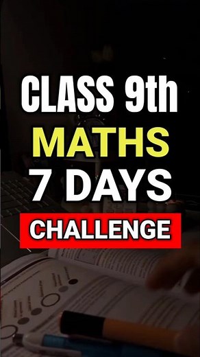 Class 9th maths 7 Days challenge 🔥| class 9 maths | #shorts #class9