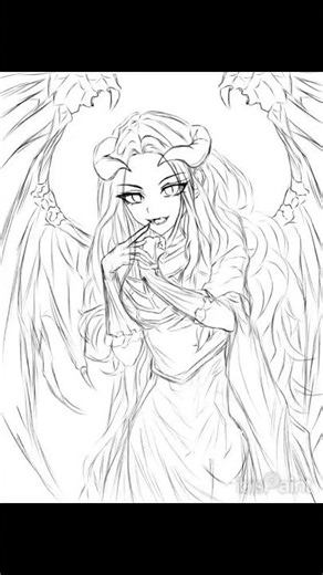 SpeedDrawing Albedo (OverLord) #animeart #art