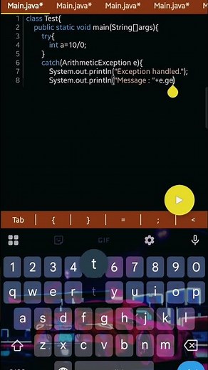 Exceptional Handling _Finally keyword in java #shorts #youtubeshorts #viral