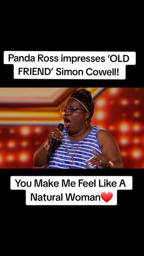 Panda Ross singing - You Make Me Feel like A Natural Woman!! 🩷❤️🩷❤️ #xfactor #natural #women #feel #simoncowell