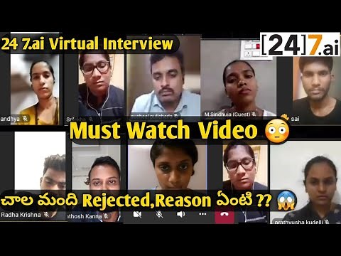 24 7.ai Virtual Interview drive | 24 7.ai Interview Process| 24 7 Company | My Interview Experience