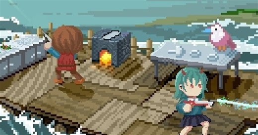 像素風生存模擬《洋流龐克》正式版上市 在末日中建造木筏求生