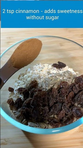 No-Sugar Instant Oatmeal That Actually Tastes Sweet #healthyfood #oatmeal #oats