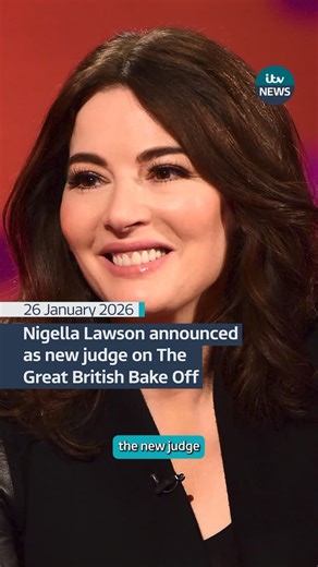 ITV News on Instagram: "Nigella Lawson, one of the most recognisable TV chefs, has been announced as the new judge on The Great British Bake Off. #cooking #gbbo #greatbritishbakeoff #nigellalawson"