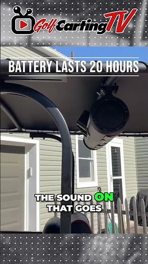 Totally #wireless #soundbar from ‪@ECOXGEAR‬ Easy install on your #golfcart or #atv