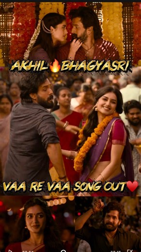 Vaa Re Vaa♥️#LENIN #Akhil #bhagyashree #love #nagarjuna #ssthaman#ytshorts