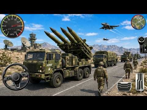 Heavy Army Cargo Simulator 3D | Highway Patrol Mission (Android Gameplay)