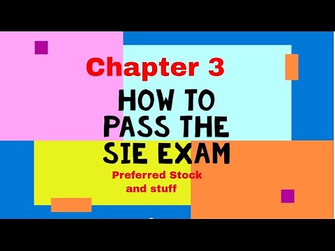 SIE Exam Prep: Part 5 (Preferred Stock)
