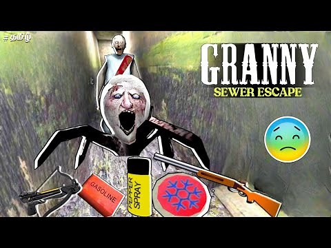 Granny Sewer Escape Full Gameplay | Angelene Spider - Granny New Update | Lovely Gaming
