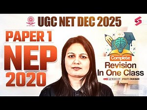 UGC NET DEC 2025 | NEP 2020 UGC NET Paper 1 | NEP 2020 Questions For UGC NET By Priti Mam
