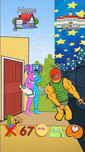 Kpop Demon hunter: Dance & Sing Challenge going Enderman's Home from School #shorts #roblox #funny