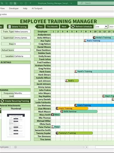 Manage Employee Training with Excel: Free Workbook Inside
