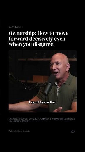 Jeff Bezos - How Great Leaders Make Fast Decisions — Even When They Disagree