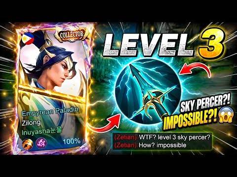 ZILONG GOT SKY PIERCER AT LEVEL 3?! 🤯 HOW IS THIS POSSIBLE?