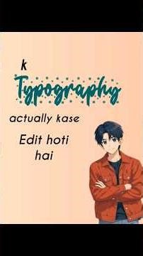 “How to Create Viral Typography Videos (Step-by-Step) – 100K Views Secret!” 🚀#viralshort #content