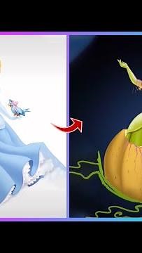 Halloween style Cinderella, Disney Princess - Glow Up Halloween