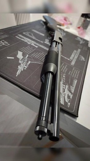 Strzelba Mossberg Maverick 88 - pierwsze strzelanie, breneka (slug), 25m #shotgun #mossberg #guns