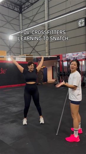 Crossfit Train Blackbox on Instagram: "Who else was like this when first learning how to snatch? 😥"
