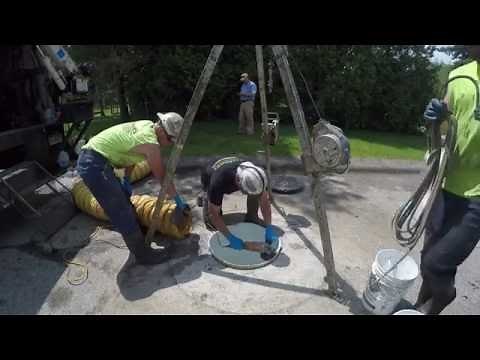 CIP Manhole Liner Install