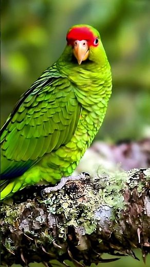 Red-Spectacled Amazon Bird Sounds 4k | Rare Amazona Pretrei Call Caught on Camera #birdsound