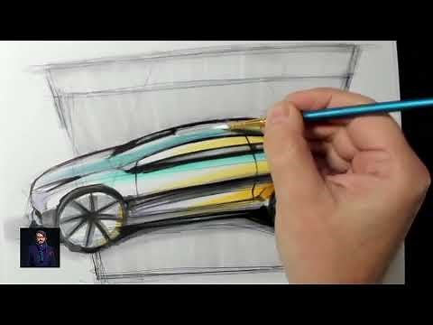 How To Draw Cars - TOP VIEW PERSPECTIVE! Luciano Bove