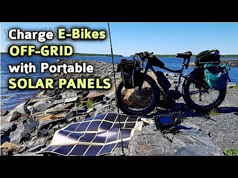 Off-Grid E-Bike Charging with The Sun | PowerFilm Solar