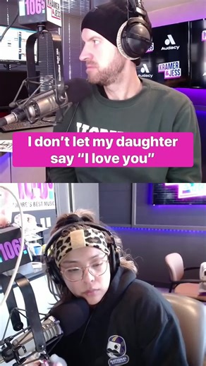 “ABSOLUTELY NO SAYING I LOVE YOU” Listener Lauren lets her 15-year-old daughter date… but she’s banned from falling in love. Is that protecting her heart or trying to control it? Full #parentpanel conversation on podcast. Kramer & Jess On Demand on Apple Podcasts, Spotify, or where you listen to podcasts. #parenting #love #maryland