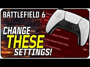 My Updated Controller Settings in BF6 After the Aim Assist Update!