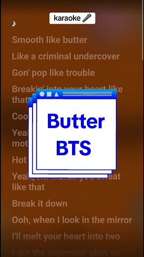 Butter - BTS Karaoke Lyrics