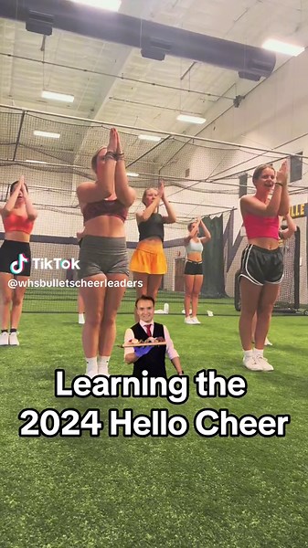 Putting the season’s hello cheer together is one of our favorite parts of summer practices. Still lots of work to do…but shes coming along 😉 🍴#nowserving #serve #serving #cheerleader #cheer #hellocheer #sidelinecheer #football