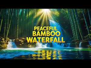Peaceful Bamboo Waterfall