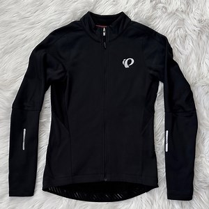 New: Women’s Pearl Izumi Black Softshell & Fleece Lined Cycling Jacket