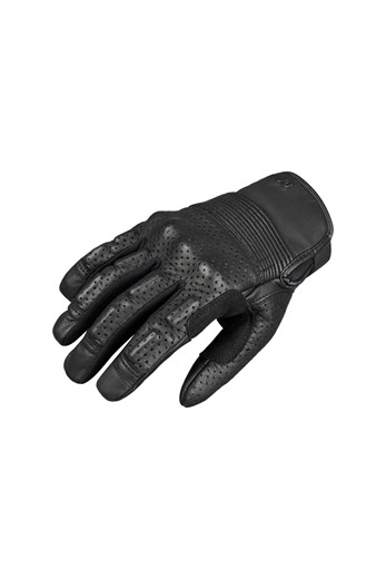 ONYX BLACK 02 – Leather Motorcycle Gloves • Pando Moto