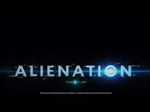 ALIENATION Title Screen