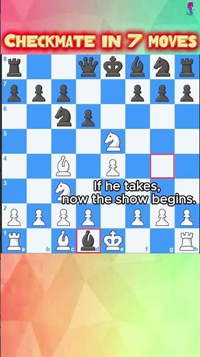 Queen Sacrifice 😱 → Bishop + 2 Knights Checkmate in 7 Moves ♟️🔥