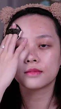 Instructions for applying a light foundation but still covering everything 💫