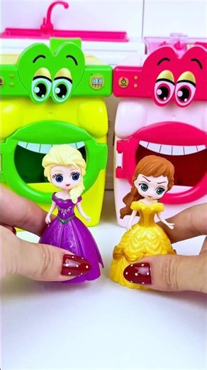 ASMR Toy Unboxing Elsa & Anna Washing Machine Toy | Satisfying Disney Princess Sounds w Subeo ASMR