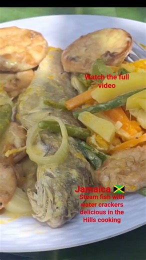 # cooking steam fish with water crackers delicious