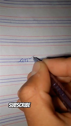 How to connect letter a with.i cursive writing. #handwriting #beautifulwriting #calligraphy