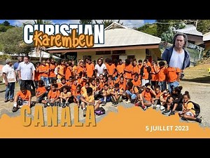 Christian Karembeu en visite au Collège de Canala 2023