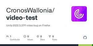 Video playback bug on Firefox with WebGL build using Unity 2022.3.37f1