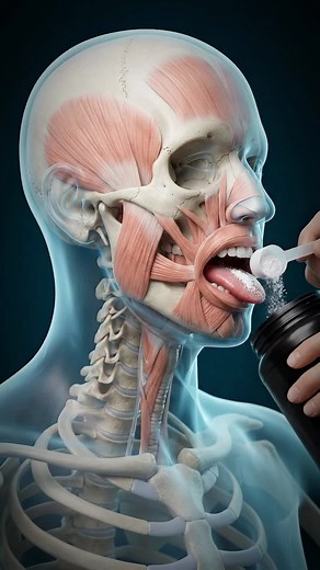What happens inside your body if you take creatine every day? #health #creatina #digestion #usatiktok🇺🇸