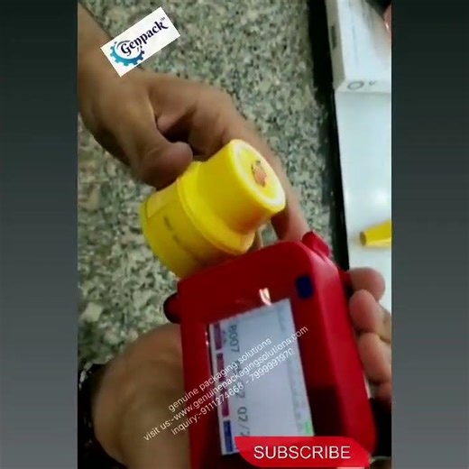 Affordable MRP Printing Solution - Mini inkjet printer, MRP, Expiry date, Batch number printer.