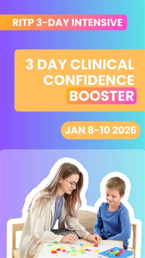 Ready to stop learning about reflexes and start using them with confidence? ✨ The RITP Certification Program gives you a clear, play-based framework to: ✔️ assess & screen reflex patterns ✔️ support the nervous system with intention ✔️ apply what you learn right away Plus, certification includes ongoing supplemental trainings so your skills (and results) keep growing 📈 📅 Enroll by Jan 7 to join our LIVE 3-Day Intensive (Jan 8–10) and jumpstart your RITP framework. 🔗 Learn more → [ritp.info/ce