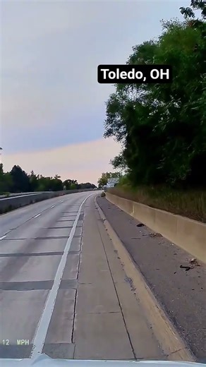 stupid driver hits the breaks in front of a semi-truck