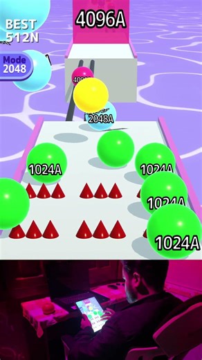 INFINITY MODE ♾️ | BALL RUN 2048 | PART #36 | EAQ GAMING